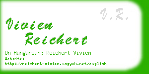 vivien reichert business card